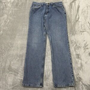 Urban Pipeline Jeans Mens 32x32 Blue Straight Leg Medium Wash Denim Work Pockets